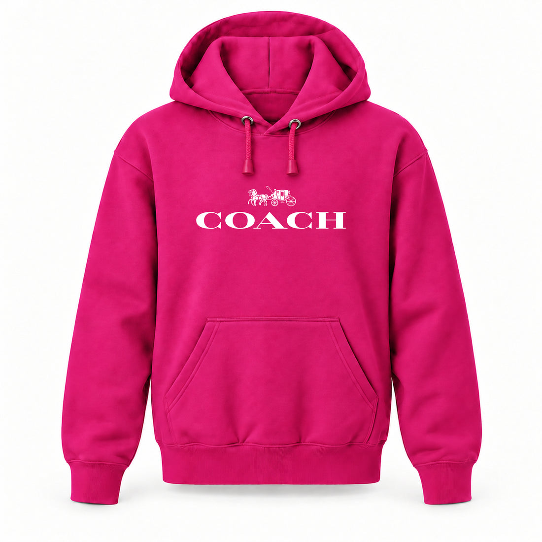 Coach Youth Large Hoodie – Ages 10–12 | Color: Hot Pink