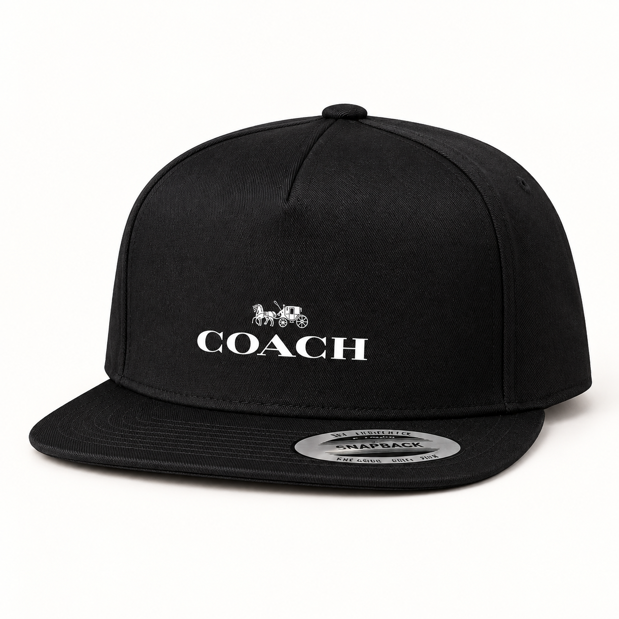 Coach Snapback Hat in Black – alternate angle