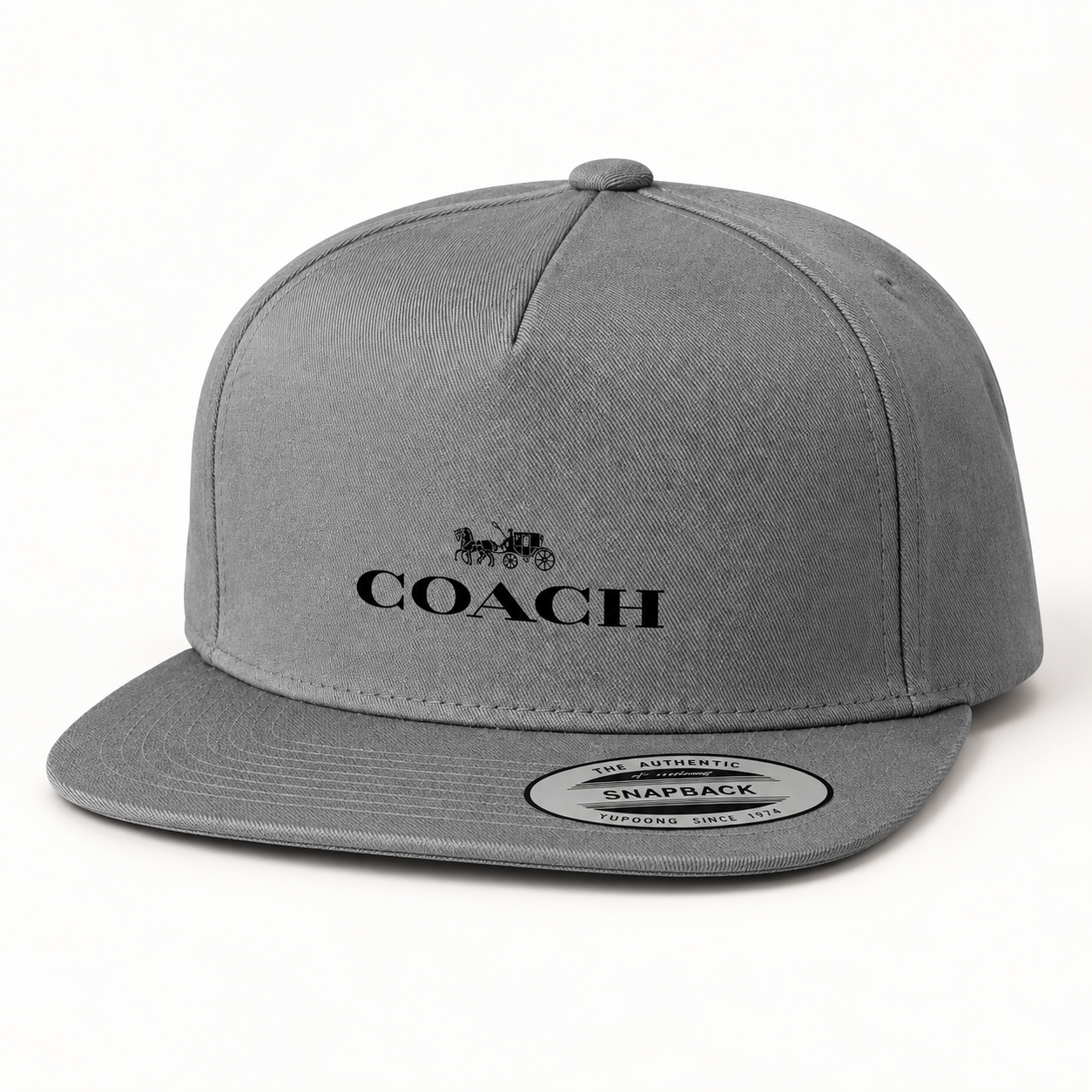 Coach Snapback Hat in Grey – alternate angle
