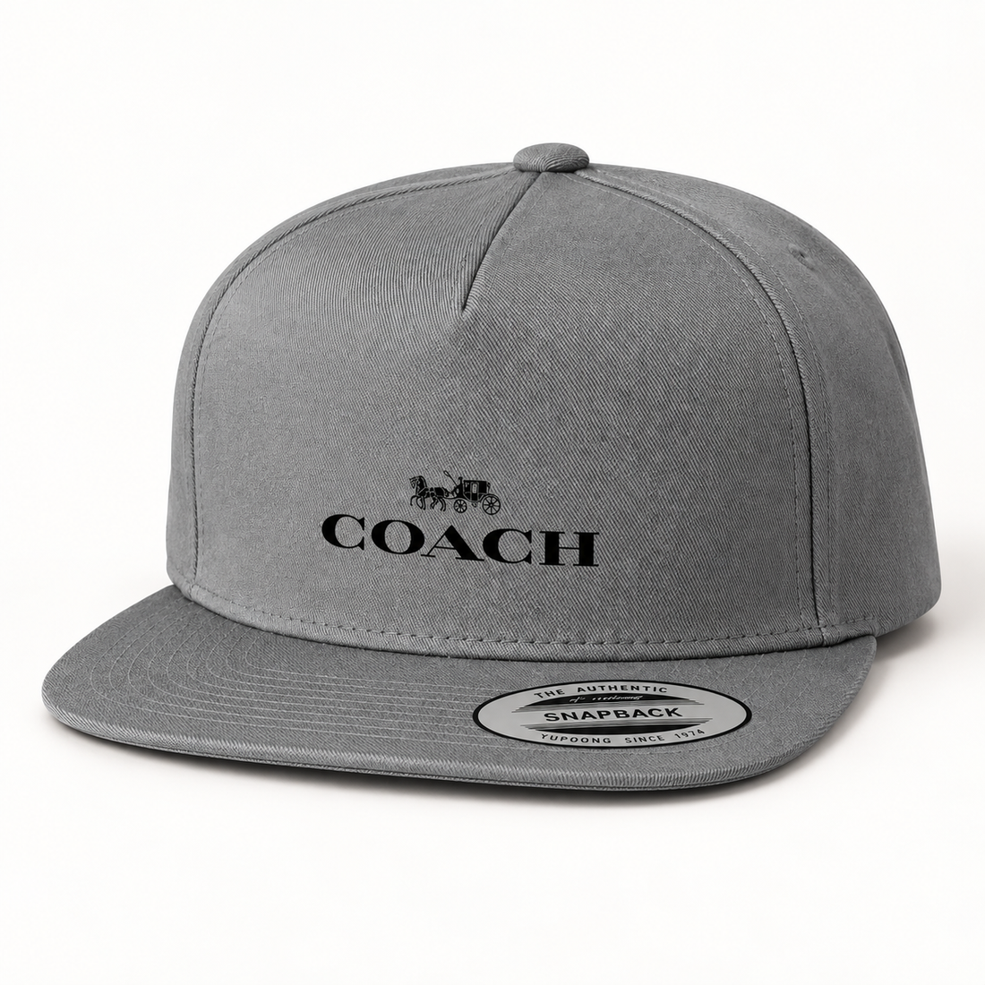 Coach Snapback Hat in Grey – alternate angle