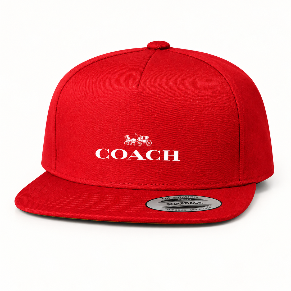 Coach Snapback Hat in Red – alternate angle