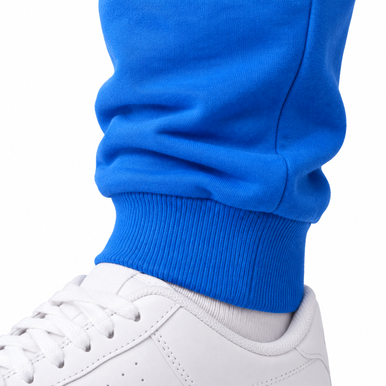 Coach sweatpants in Azure, cuff detail