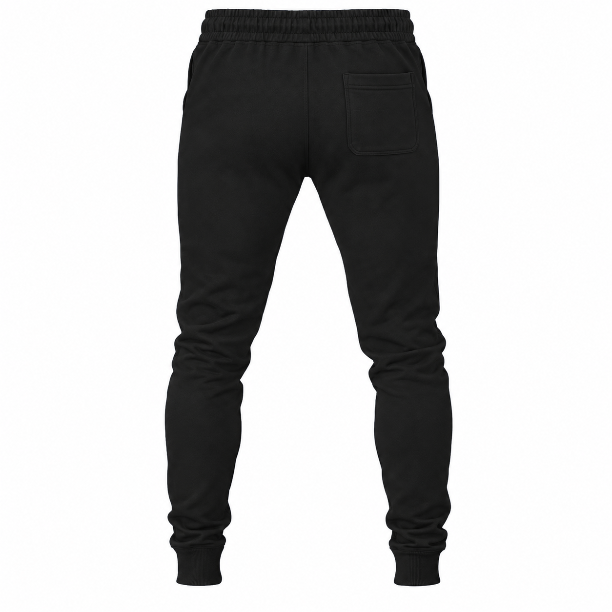 Coach sweatpants in Black, rear view