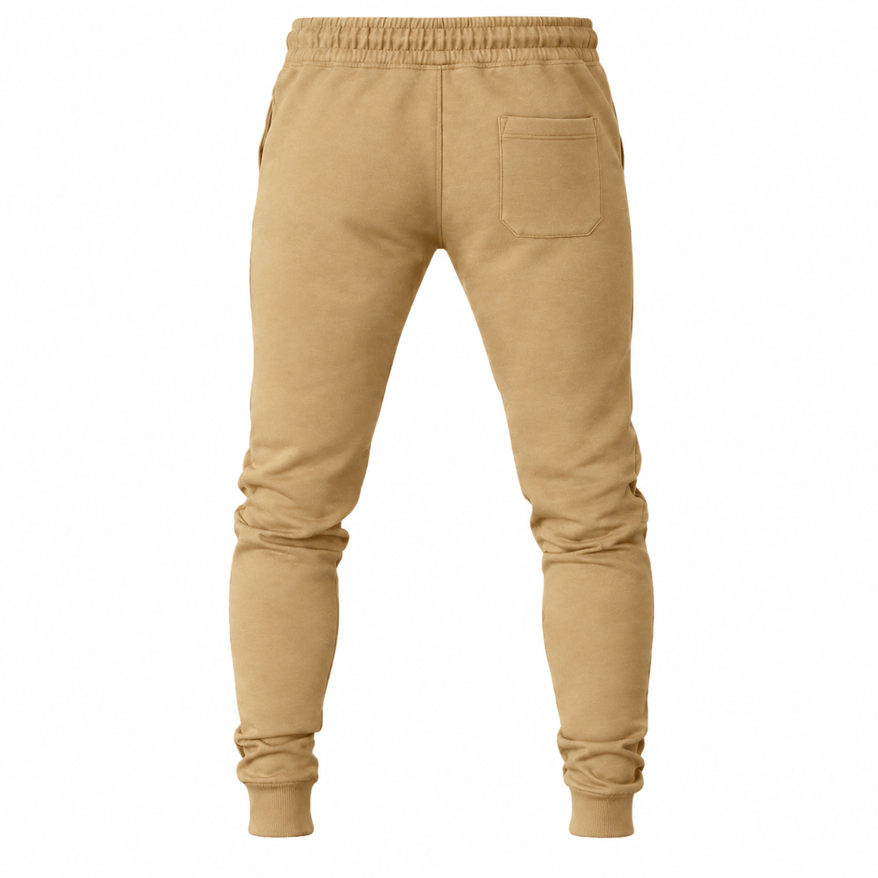 Coach sweatpants in Khaki, rear view