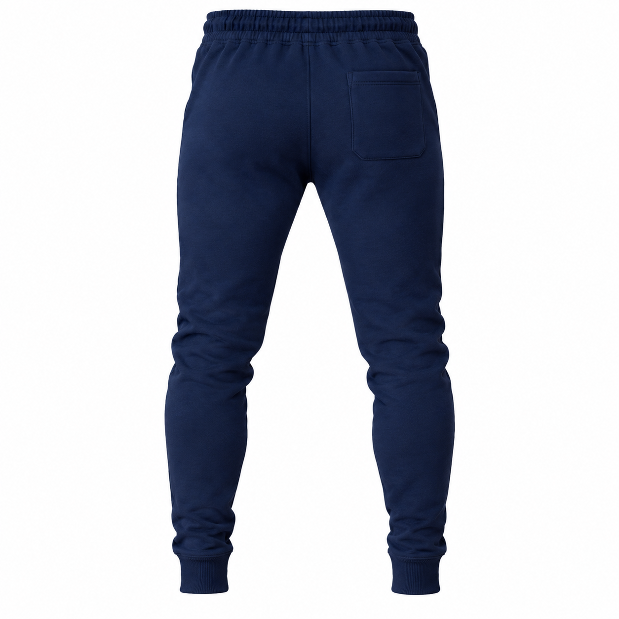 Coach sweatpants in Navy, rear view