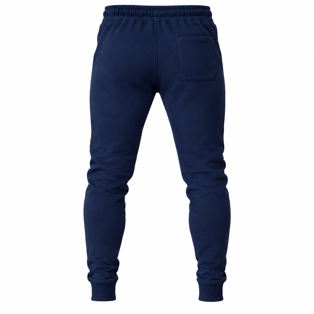 Coach sweatpants in Navy, rear view