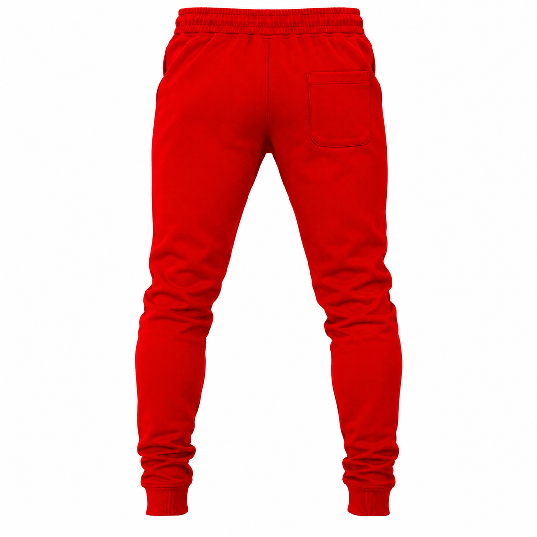 Coach sweatpants in Red, rear view