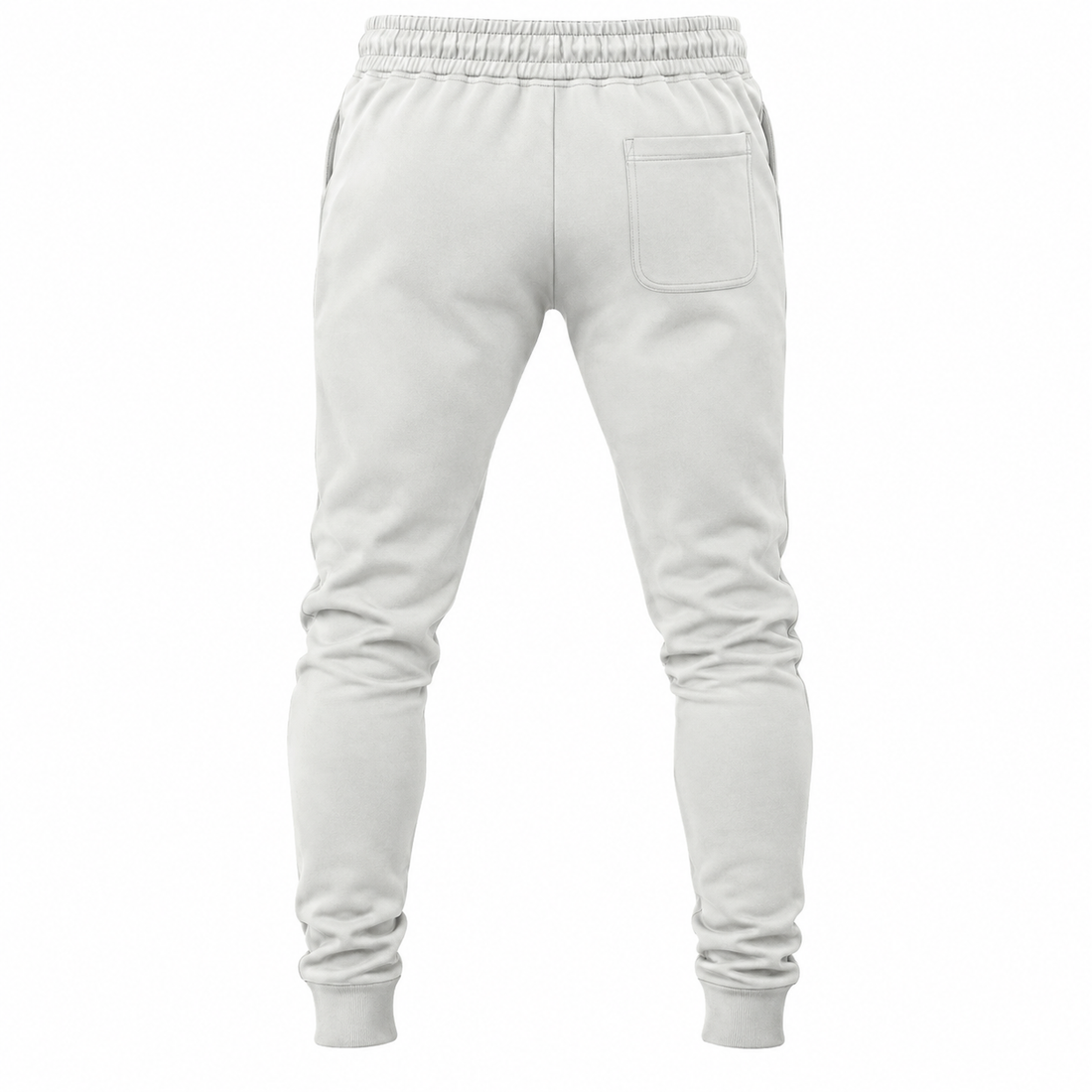 Coach sweatpants in White, rear view