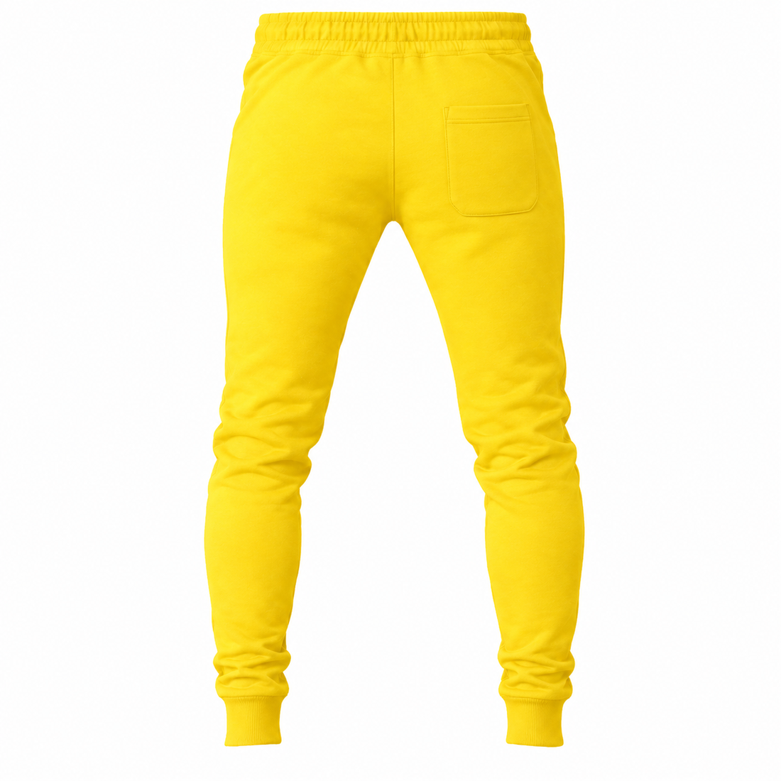 Coach sweatpants in Yellow, rear view