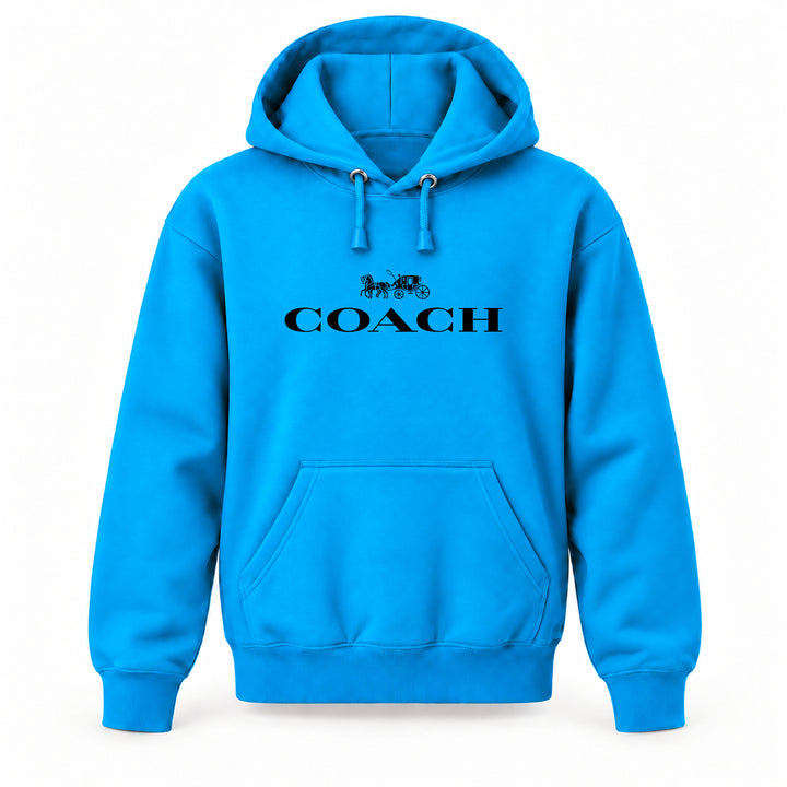 Coach Youth Large Hoodie – Ages 10–12 | Color: Turquoise