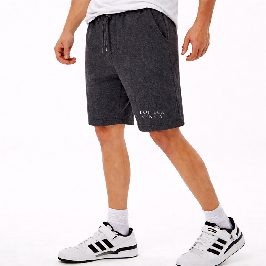 Men's Bottega Veneta Athletic Fleece Shorts