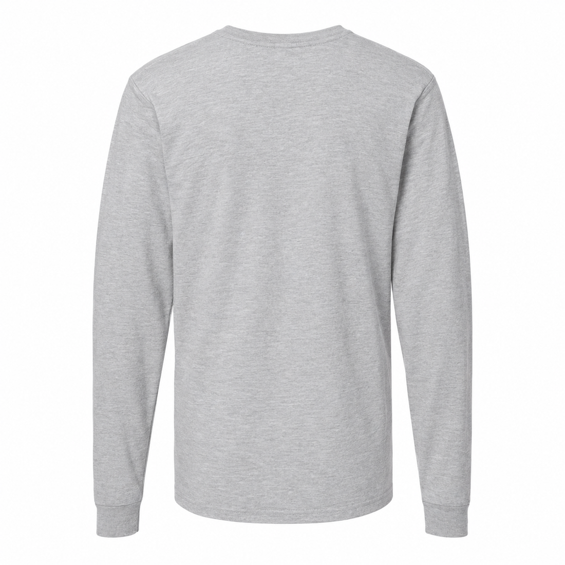 Men's Dolce and Gabbana Cotton Long Sleeve T-Shirt in Grey — back view