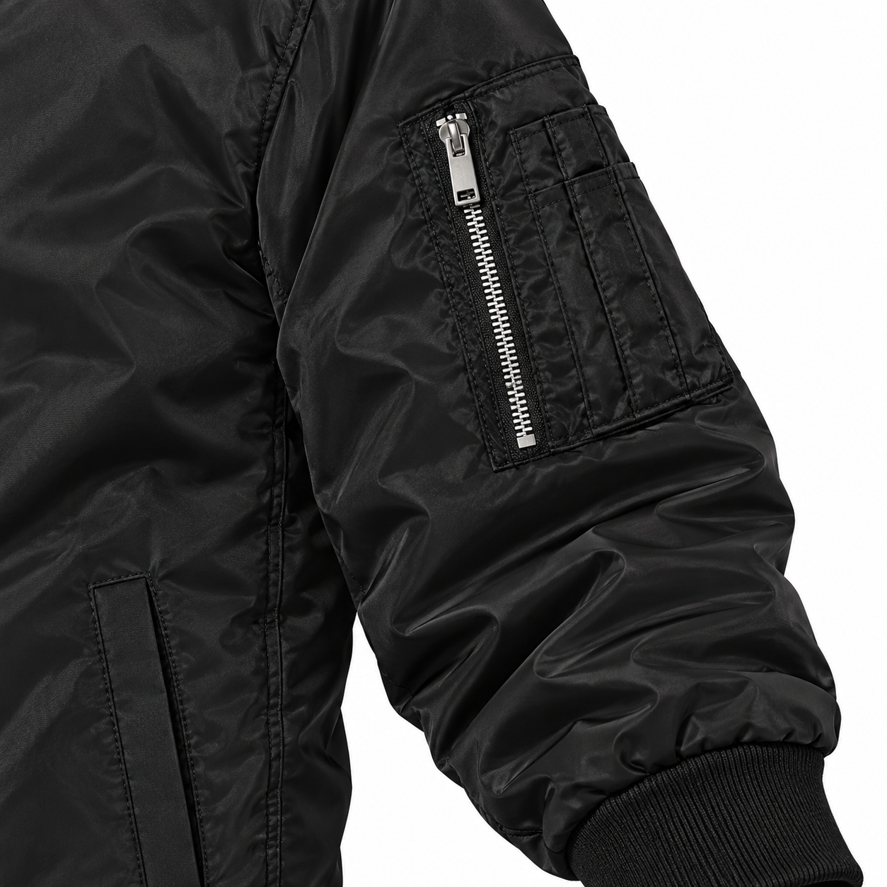 Men's Dior Lightweight Bomber Jacket | Color: Black | Image 4