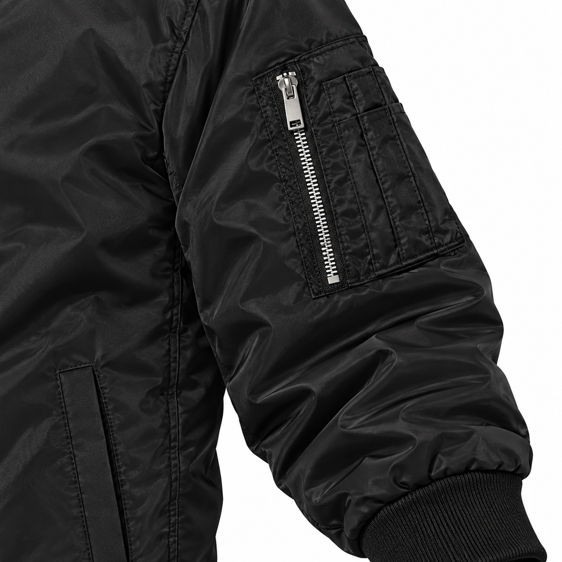 Men's Dior Lightweight Bomber Jacket | Color: Black | Image 4
