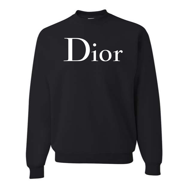 Men's Dior Crewneck Sweatshirt - Black - Image 1