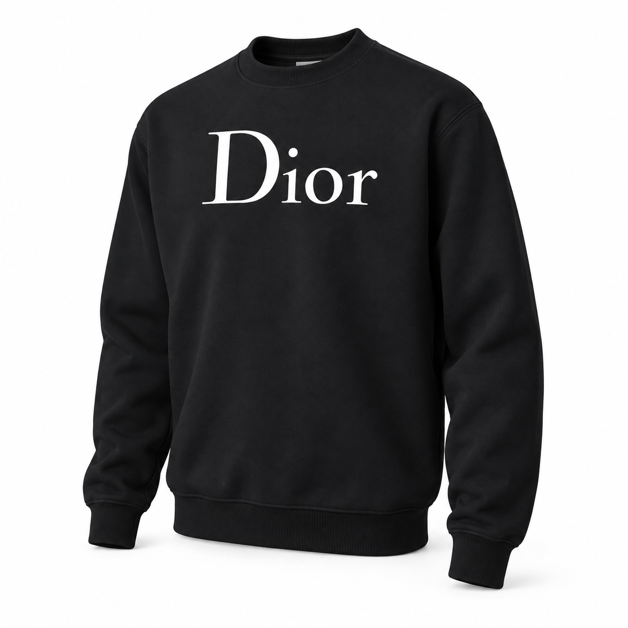 Men's Dior Crewneck Sweatshirt - Black - Image 4