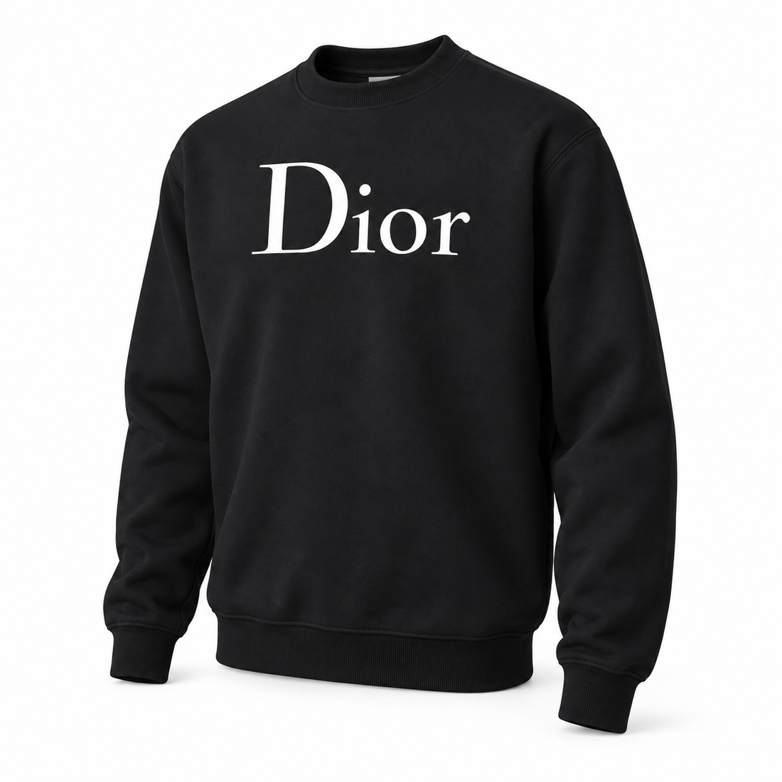 Men's Dior Crewneck Sweatshirt - Black - Image 4