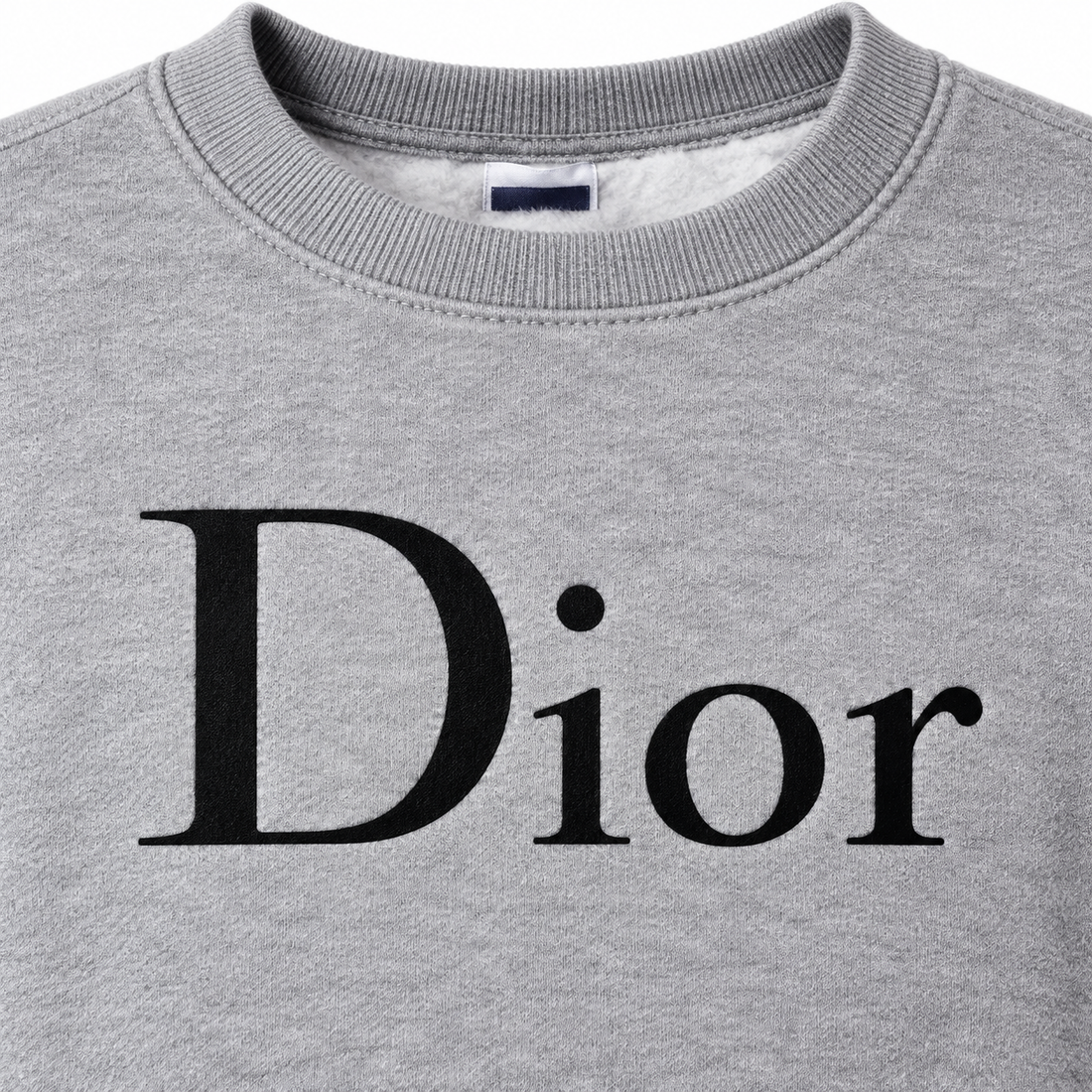 Men's Dior Crewneck Sweatshirt - Grey - Image 3