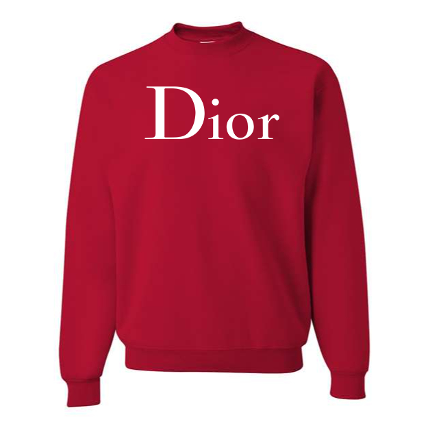 Men's Dior Crewneck Sweatshirt - Red - Image 1