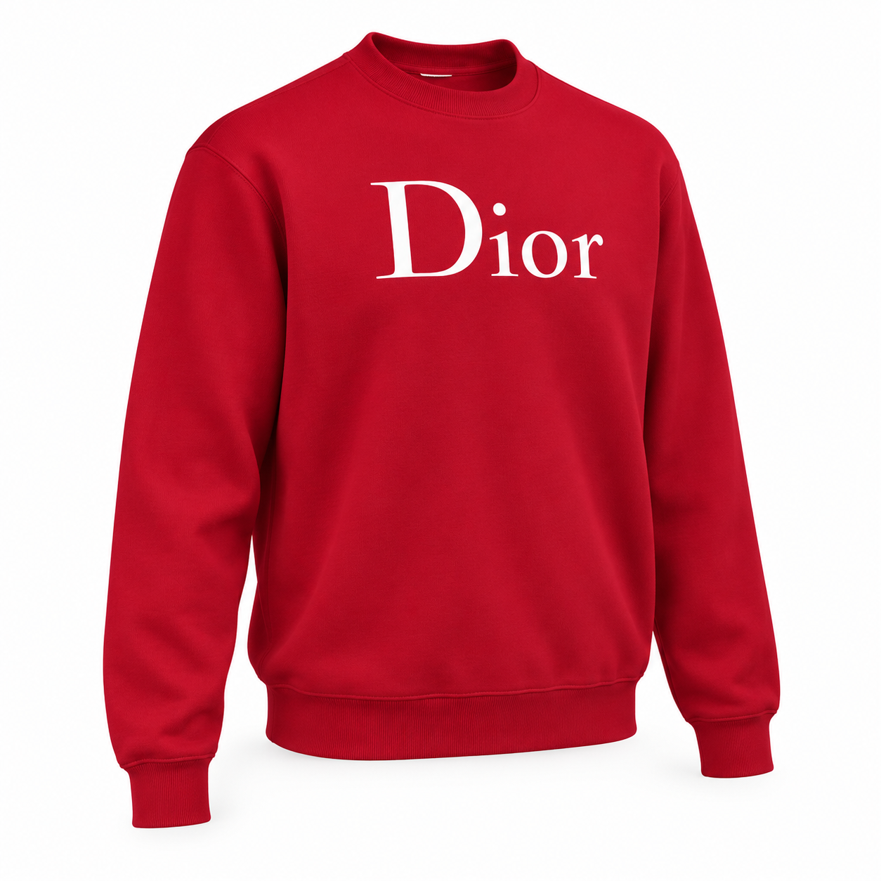 Men's Dior Crewneck Sweatshirt - Red - Image 4