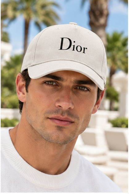 Dior Dad Baseball Cap Hat | Color: Beige | Image 2