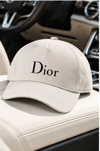 Dior Dad Baseball Cap Hat | Color: Beige | Image 4