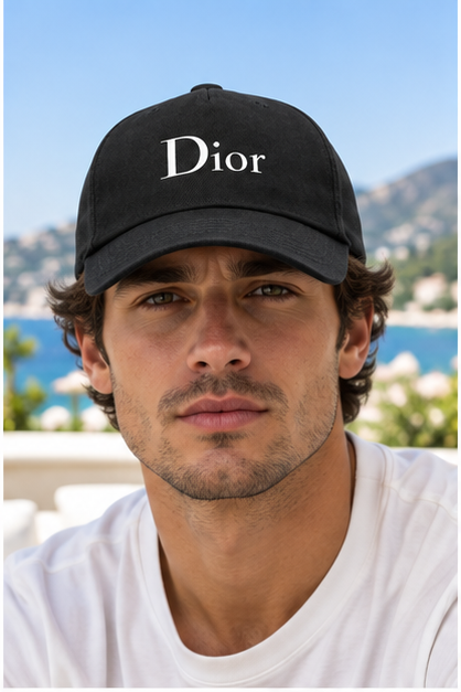 Dior Dad Baseball Cap Hat | Color: Black | Image 2