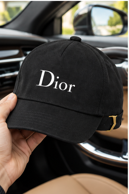 Dior Dad Baseball Cap Hat | Color: Black | Image 4