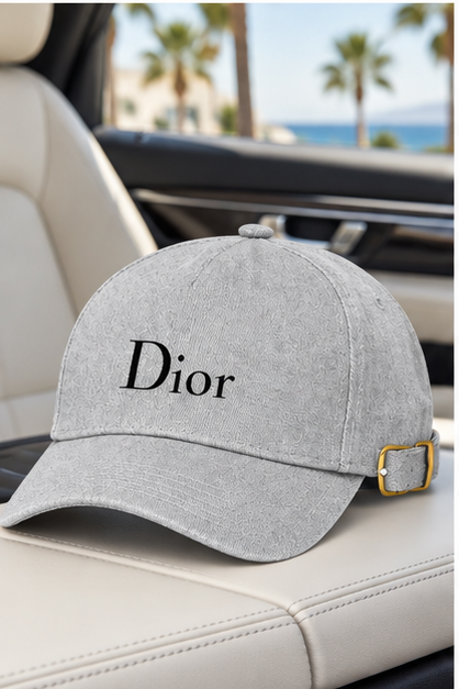 Dior Dad Baseball Cap Hat | Color: Grey | Image 4