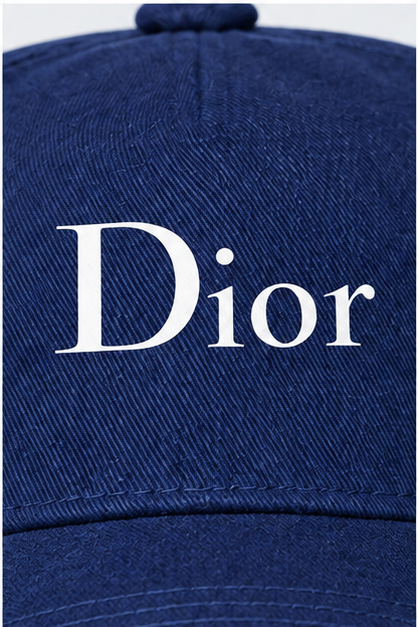 Dior Dad Baseball Cap Hat | Color: Navy | Image 5