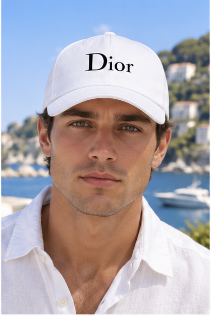 Dior Dad Baseball Cap Hat | Color: White | Image 2