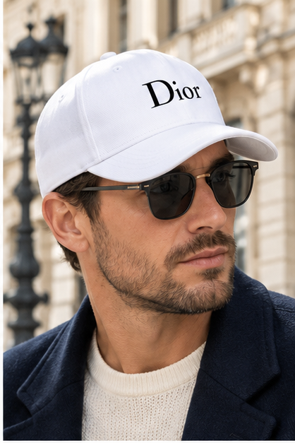 Dior Dad Baseball Cap Hat | Color: White | Image 3