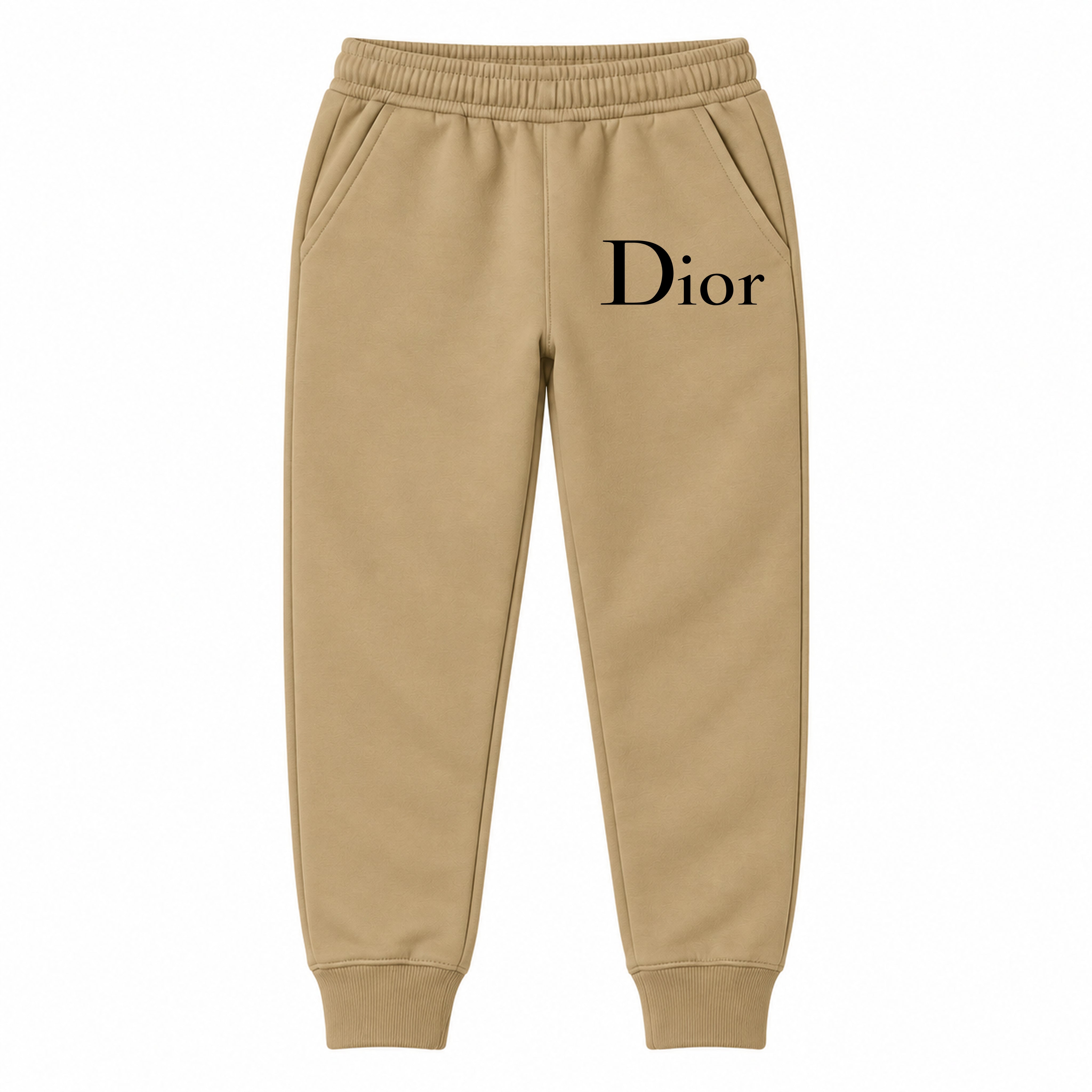 Dior youth jogger sweatpants, Khaki, Youth Large ages 10–12