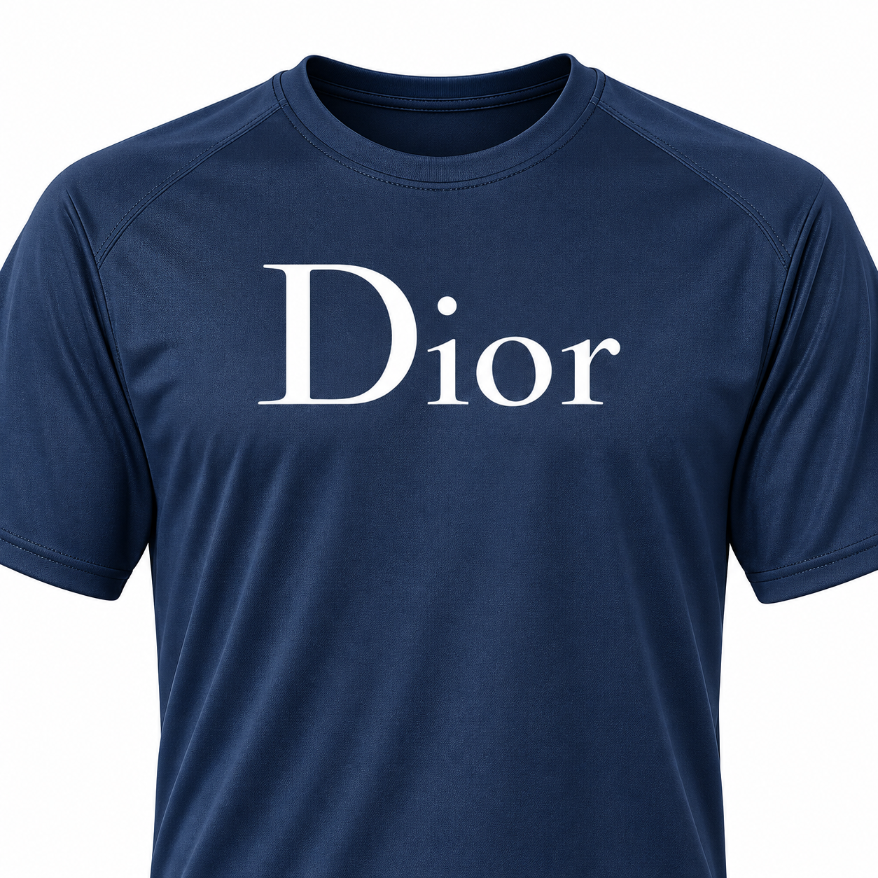 Men's Dior Performance T-Shirt in Navy — detail view