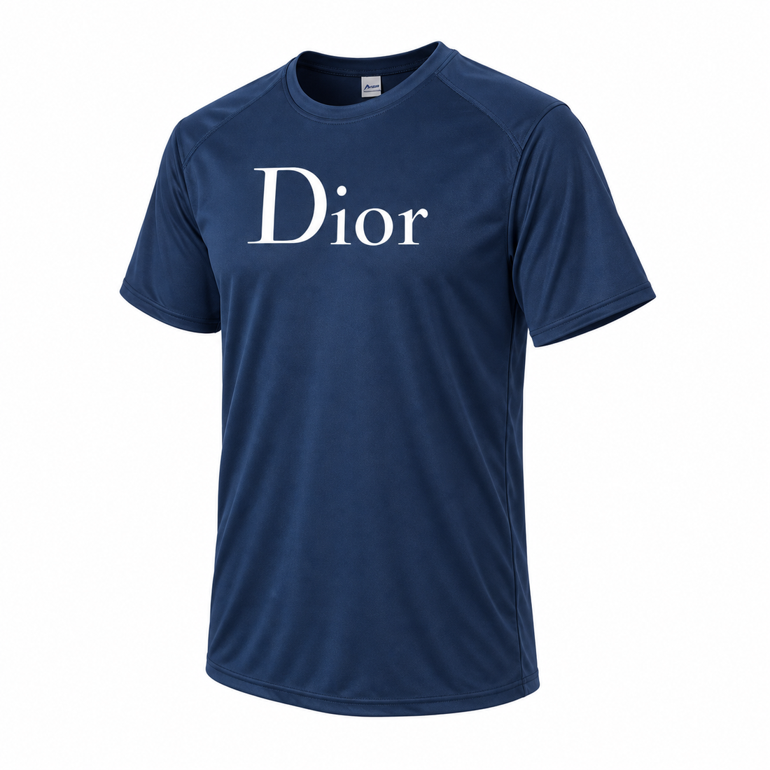 Men's Dior Performance T-Shirt in Navy — alternate three-quarter view