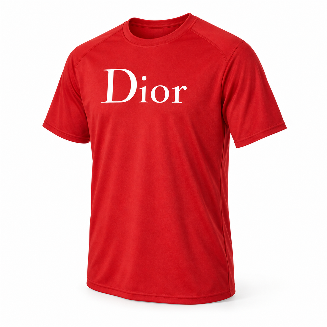Men's Dior Performance T-Shirt in Red — alternate three-quarter view