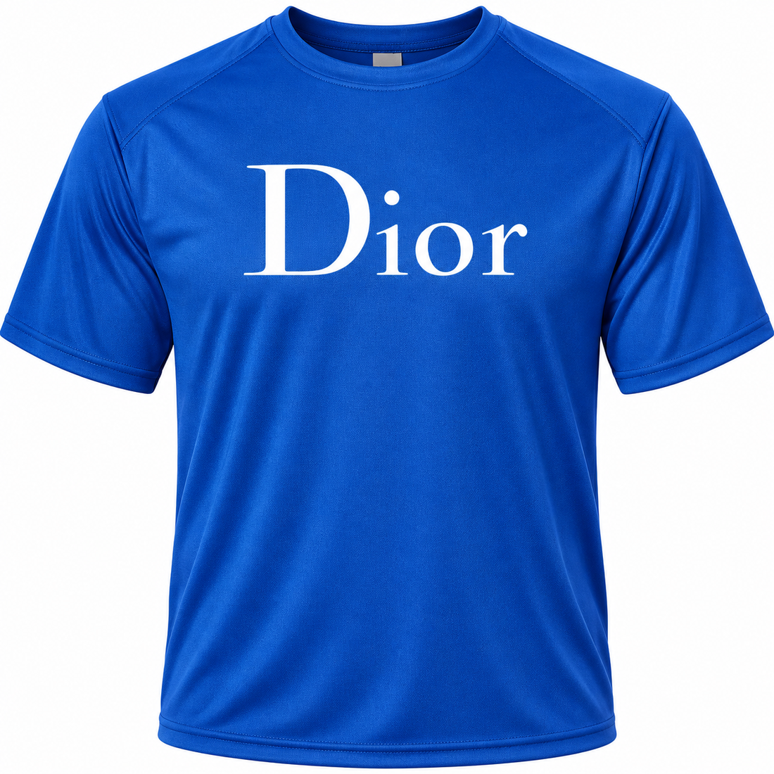 Men's Dior Performance T-Shirt in Royal Blue — detail view