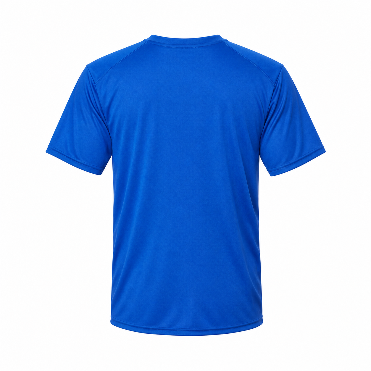 Men's Dior Performance T-Shirt in Royal Blue — back view