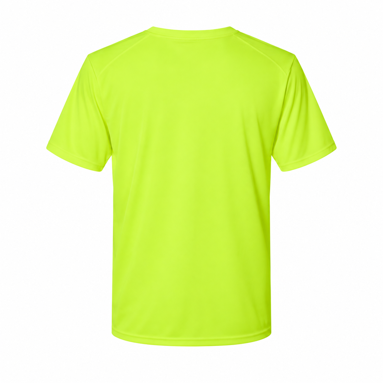 Men's Dior Performance T-Shirt in Safety Green — back view