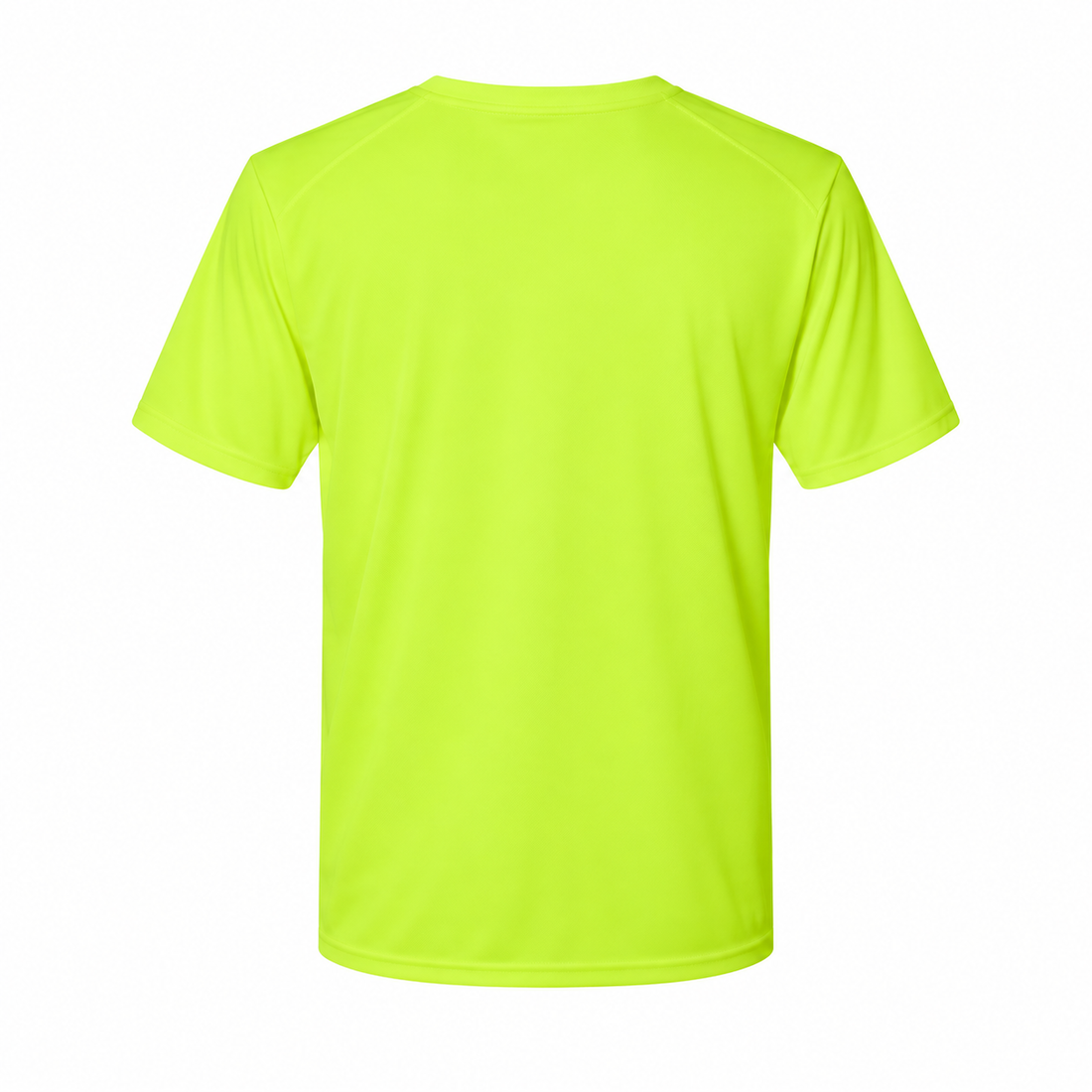 Men's Dior Performance T-Shirt in Safety Green — back view