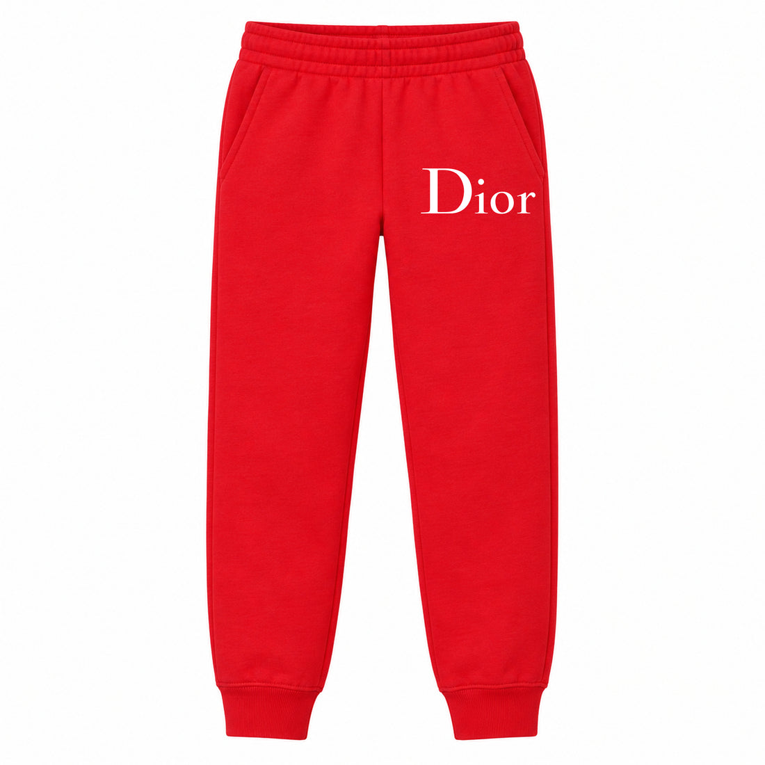 Dior youth jogger sweatpants, Red, Youth Large ages 10–12