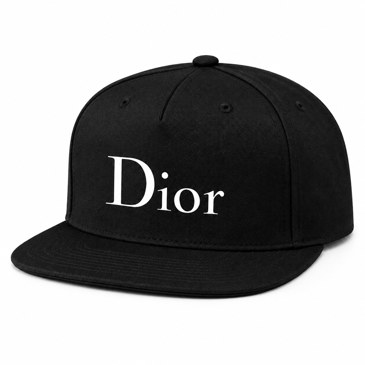 Dior Snapback Hat | Color: Black | Image 3