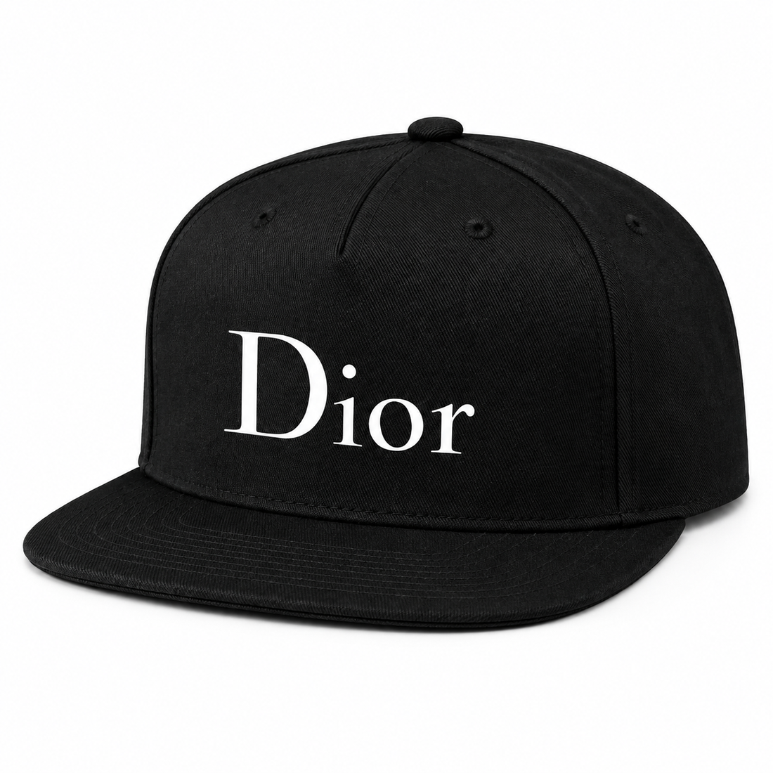 Dior Snapback Hat | Color: Black | Image 3