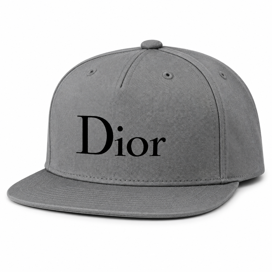 Dior Snapback Hat | Color: Grey | Image 3