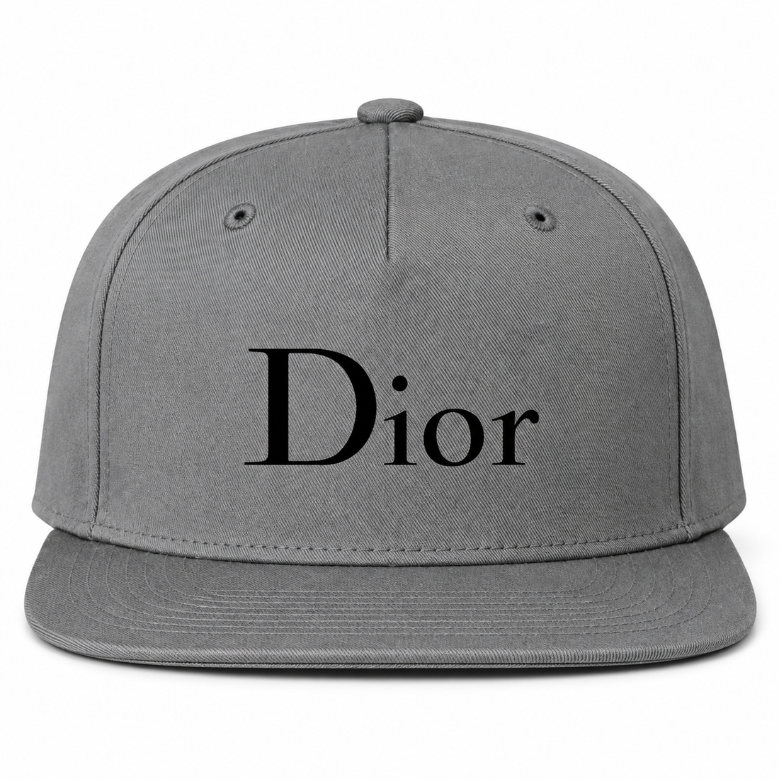 Dior Snapback Hat | Color: Grey | Image 4