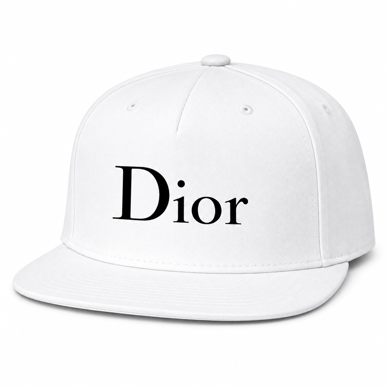 Dior Snapback Hat | Color: White | Image 3