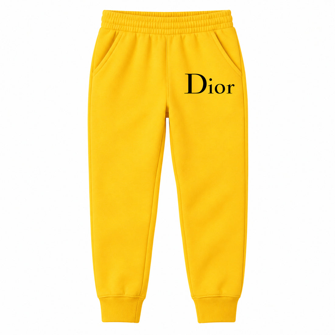 Dior youth jogger sweatpants, Yellow, Youth Large ages 10–12