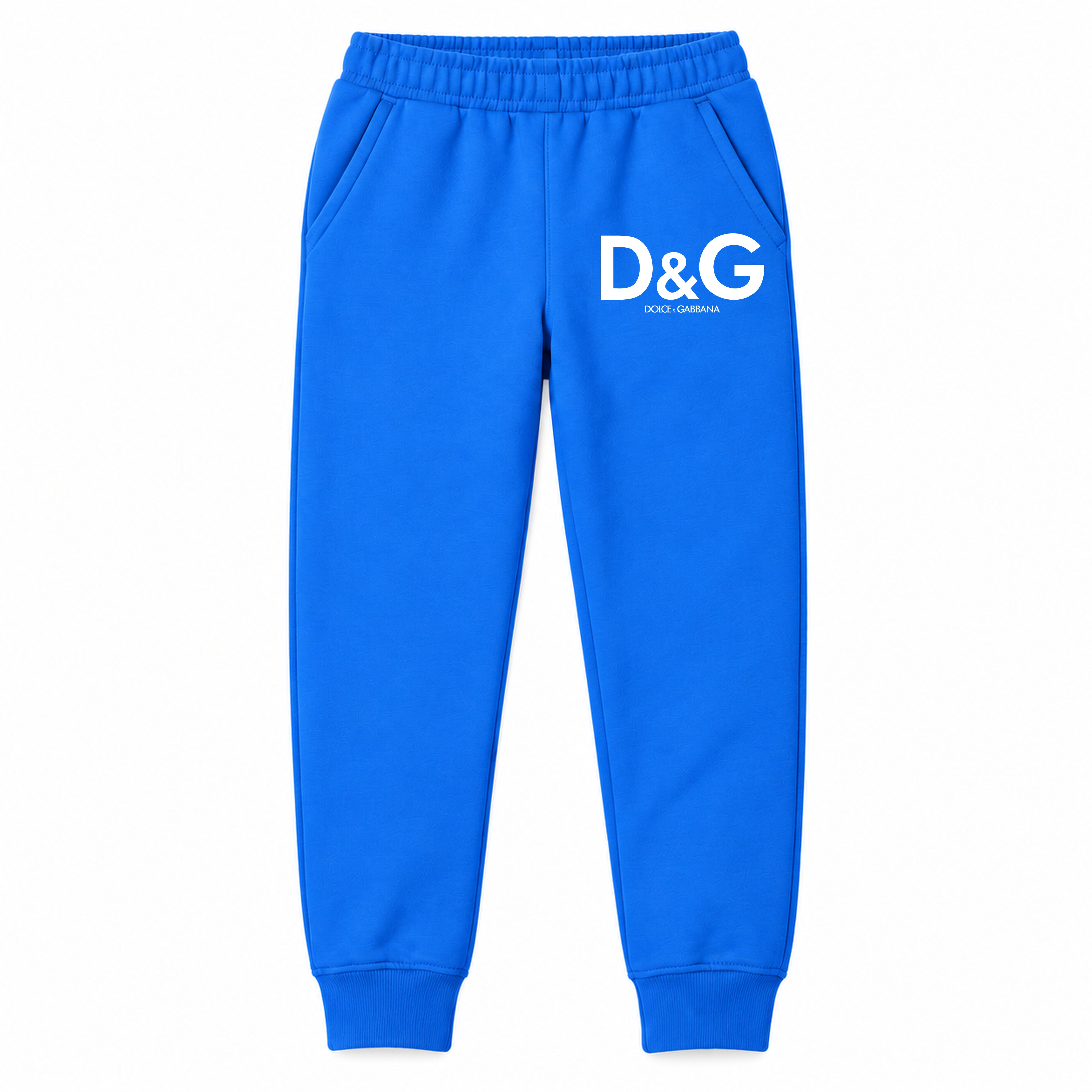 Dolce and Gabbana youth jogger sweatpants, Blue, Youth Large ages 10–12