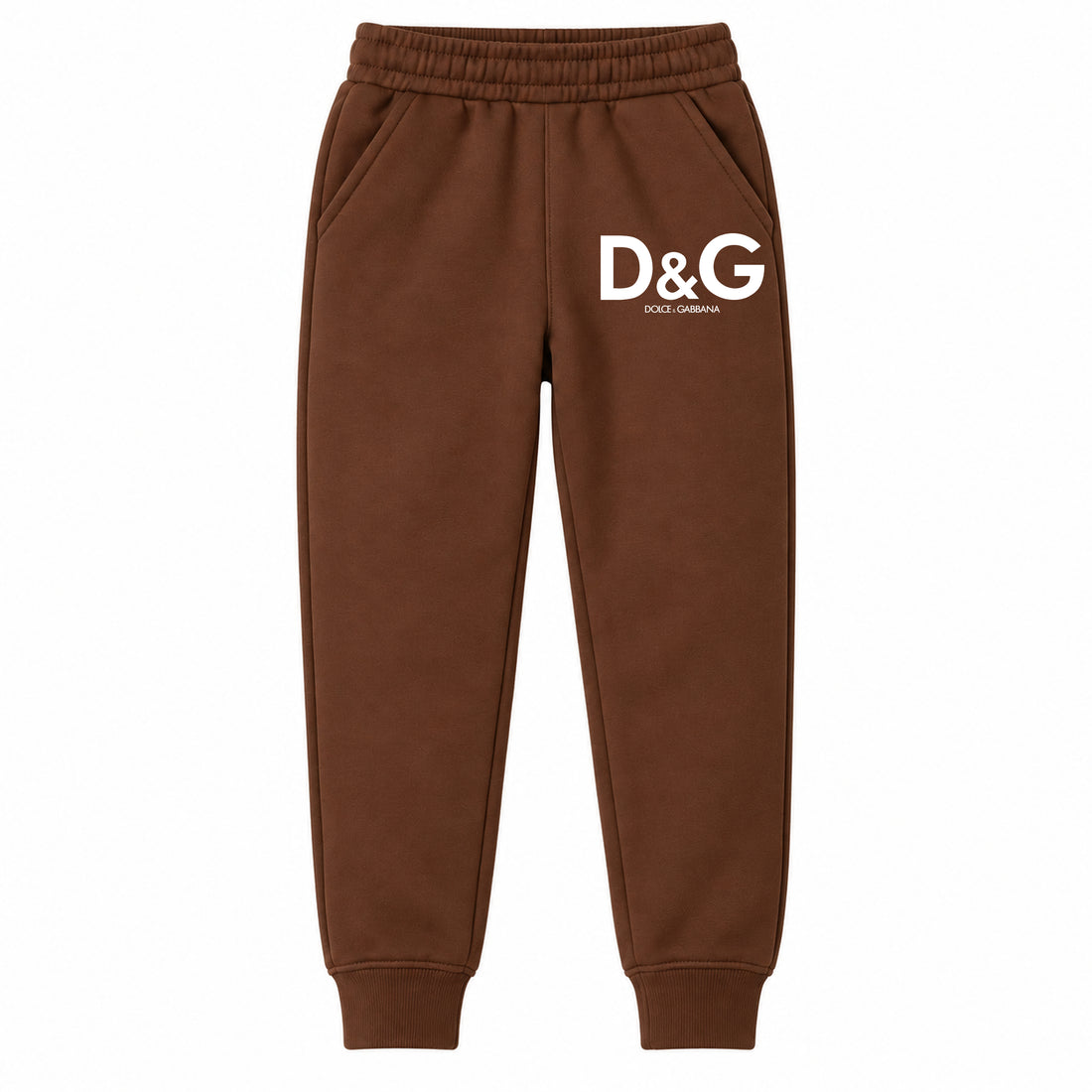 Dolce and Gabbana youth jogger sweatpants, Brown, Youth Large ages 10–12