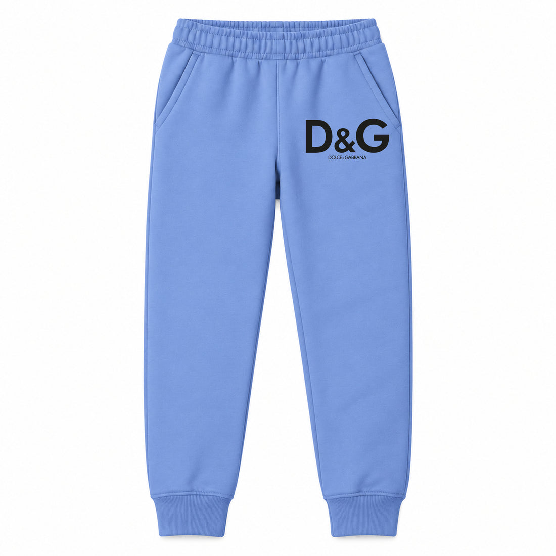 Dolce and Gabbana youth jogger sweatpants, Carolina Blue, Youth Large ages 10–12